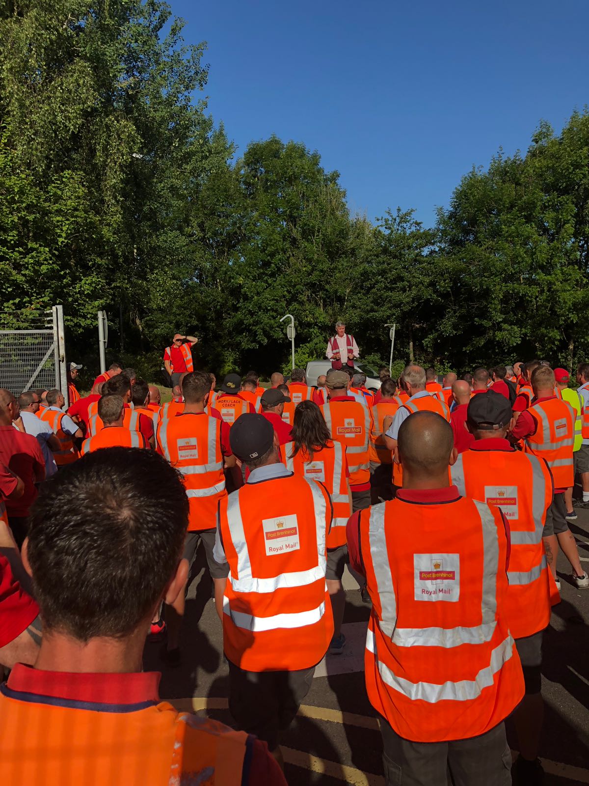 CWU Strike vote at Royal Mail Swansea