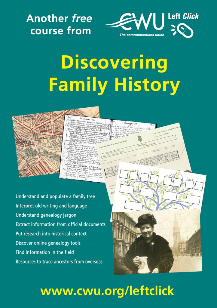 CWU Discover your family history the CWU way!