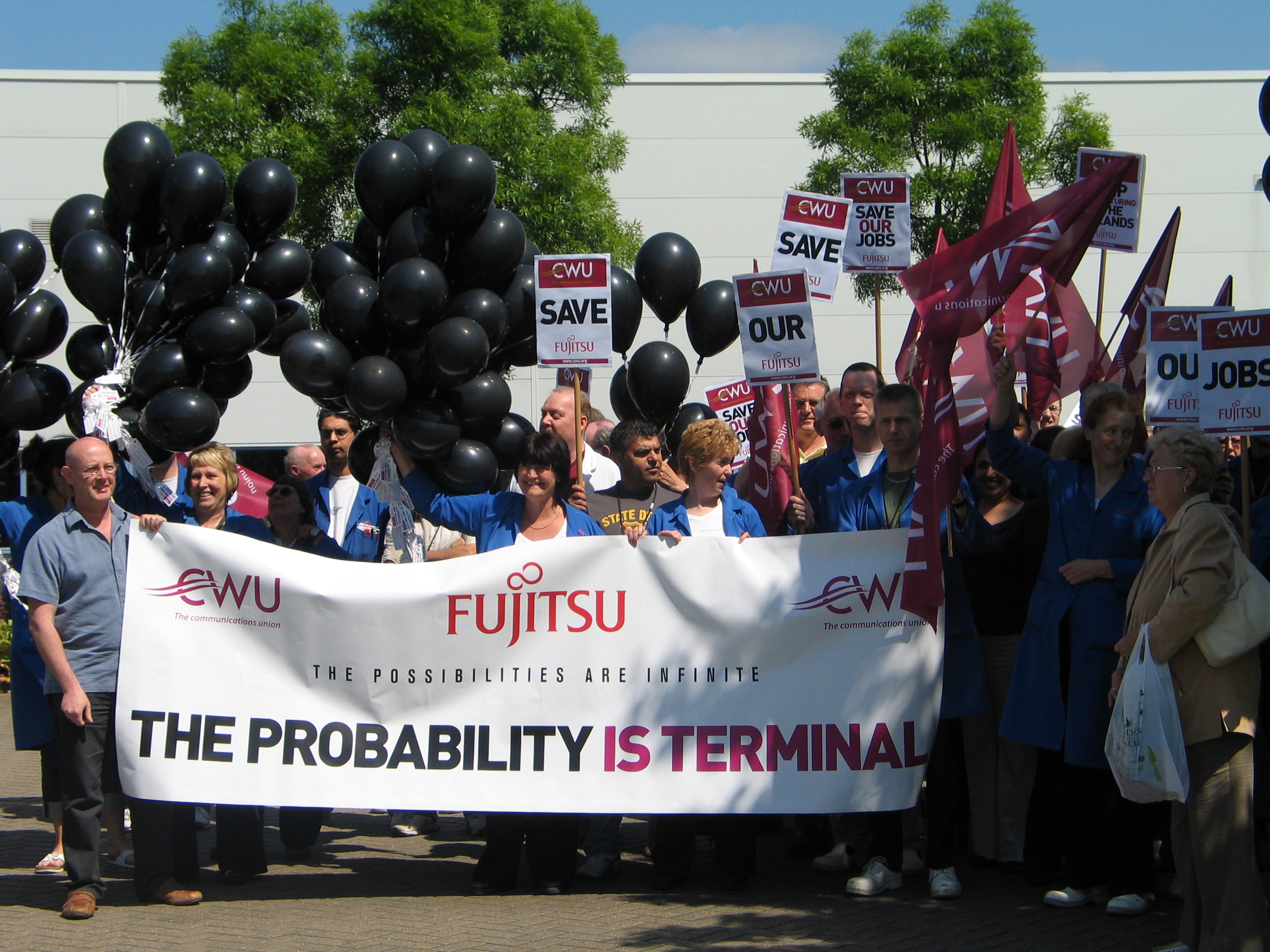 CWU: Sad end of an era at Fujitsu Birmingham