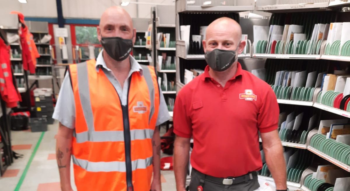 CWU Ely members give a big ‘thumbs up’ to new Royal Mail PDAs