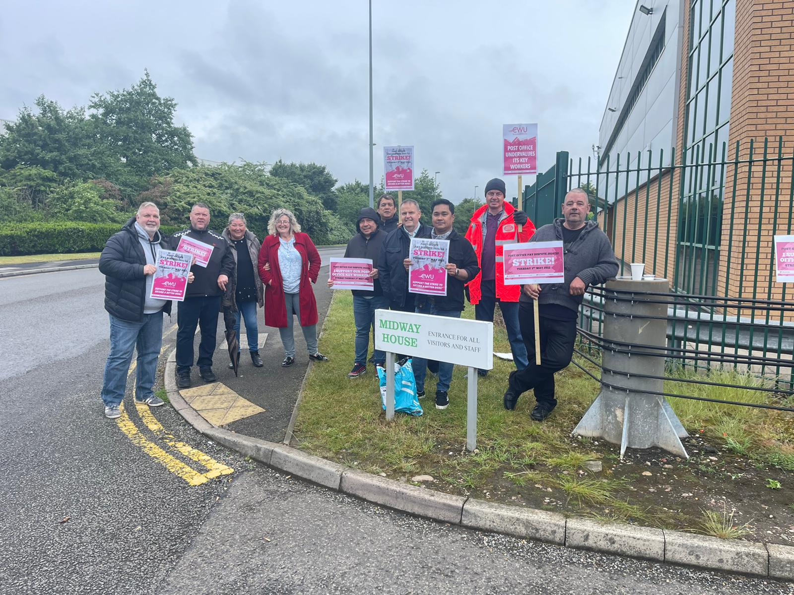 CWU Post Office Supply Chain & Admin strike hits hard