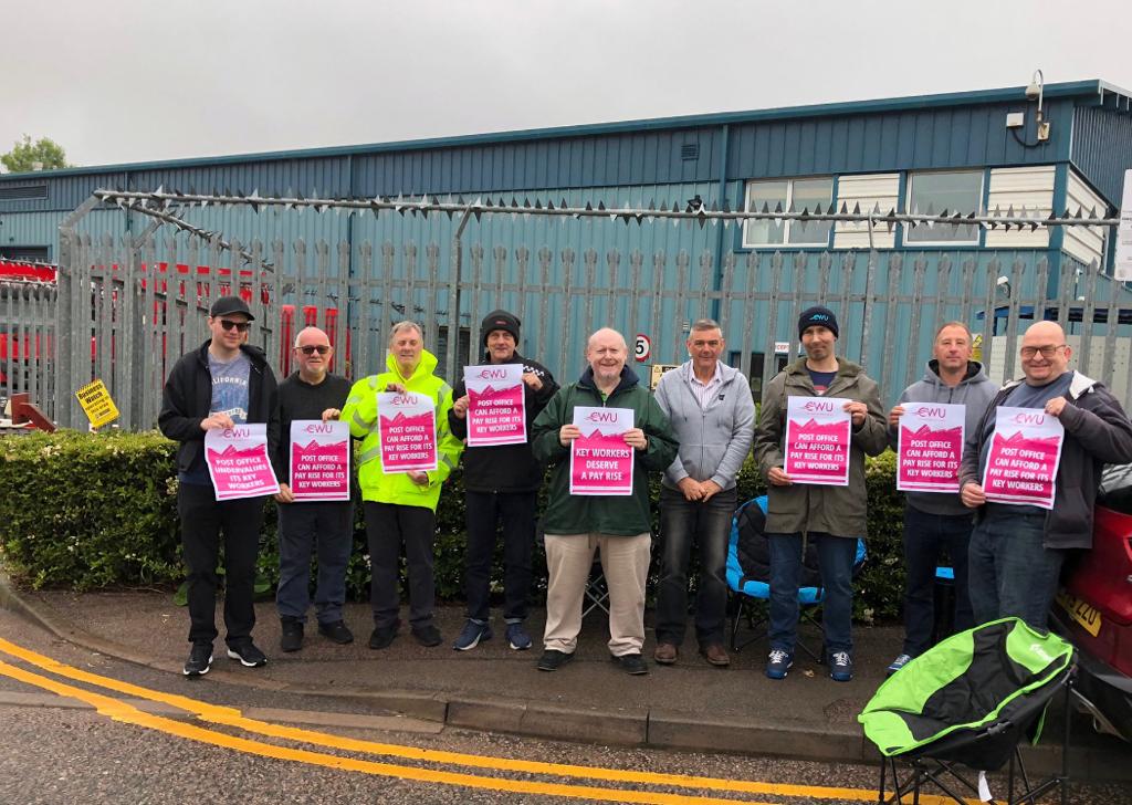 CWU Post Office Supply Chain & Admin strike hits hard