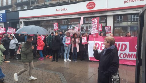 March at Post Office